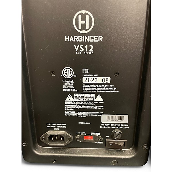 Used Harbinger VS12 Powered Subwoofer