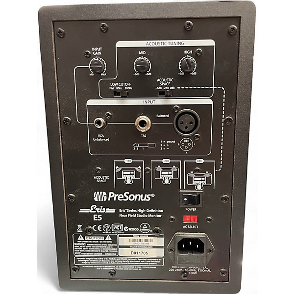 Used PreSonus Eris E5 Pair Powered Monitor