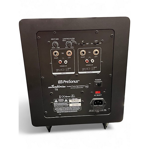 Used PreSonus Temblor T8 Subwoofer