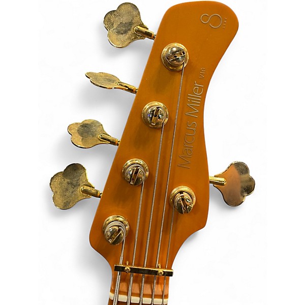 Used Sire MARCUS MILLER V10 Transparent Green Electric Bass Guitar
