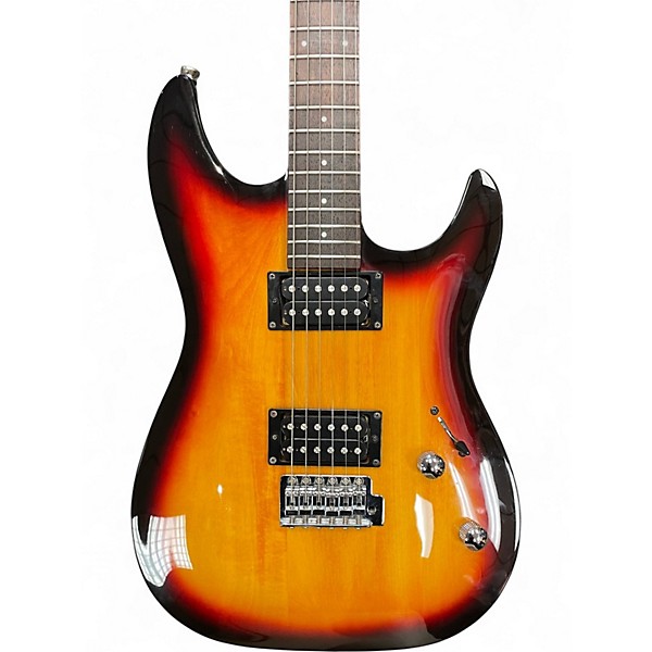 Used Laguna LE122 3 Color Sunburst Solid Body Electric Guitar