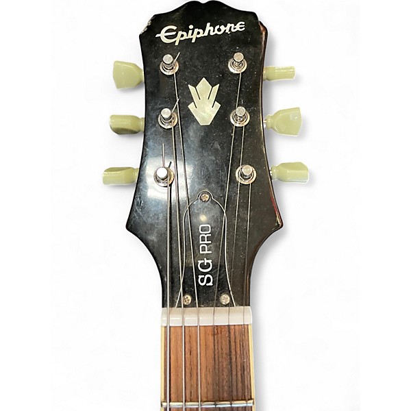 Used Epiphone SG Pro Red Solid Body Electric Guitar
