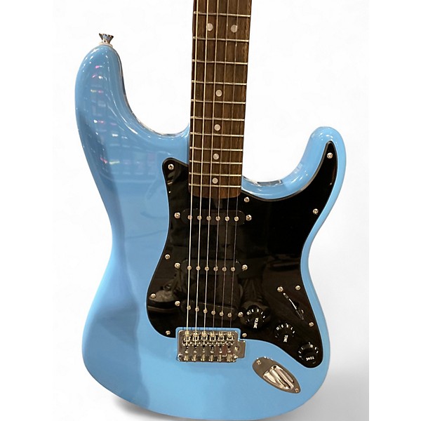 Used Squier Standard Stratocaster Blue Solid Body Electric Guitar
