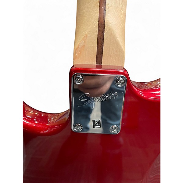 Used Squier Affinity Stratocaster Candy Apple Red Solid Body Electric Guitar