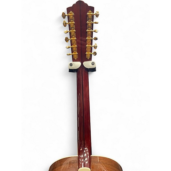 Used Guild F-512 2 Color Sunburst 12 String Acoustic Guitar