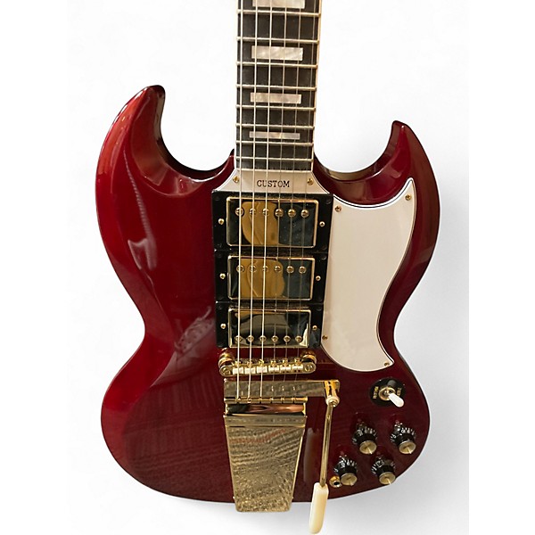 Used Epiphone SG Custom Joe Bonamassa 1963 Dark Wine Red Solid Body Electric Guitar