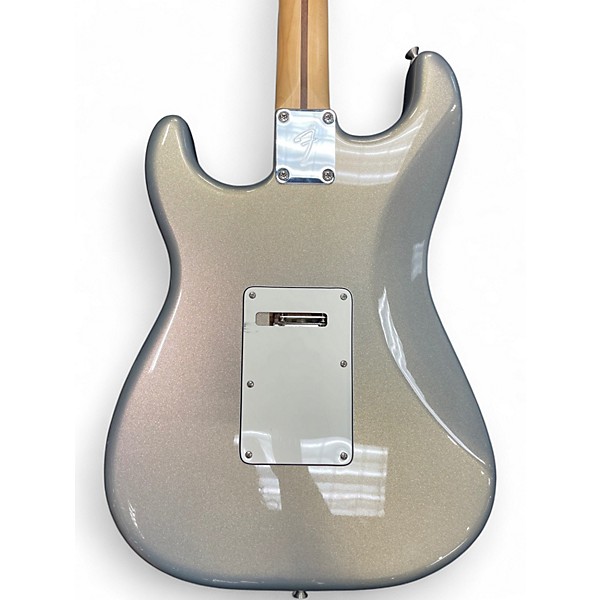 Used Fender Player Stratocaster Silver Solid Body Electric Guitar