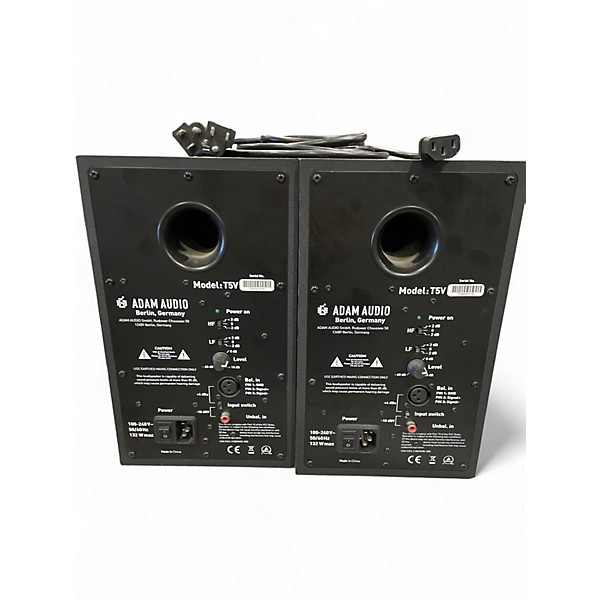 Used ADAM Audio T5V PAIR POWERED MONITORS Powered Monitor