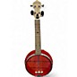 Used Gold Tone LITTLE GEM BANKJO Trans Red Banjo thumbnail