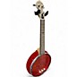 Used Gold Tone LITTLE GEM BANKJO Trans Red Banjo