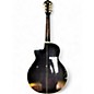 Used Ibanez AEL207E Trans Black Acoustic Electric Guitar