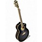 Used Ibanez AEL207E Trans Black Acoustic Electric Guitar