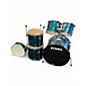 Used TAMA 6 Piece Imperialstar Blue Drum Kit thumbnail