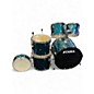 Used TAMA 6 Piece Imperialstar Blue Drum Kit