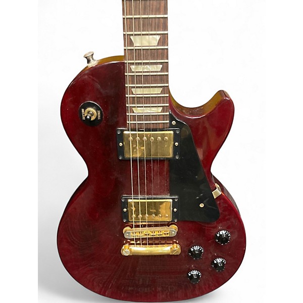 Used Gibson Les Paul Studio Red Solid Body Electric Guitar
