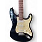 Used Fender AM Standard Strat Black Solid Body Electric Guitar