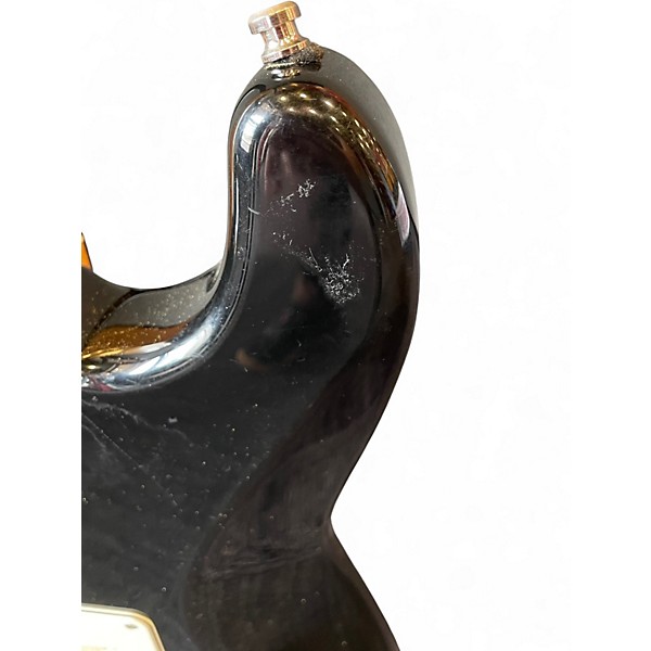 Used Fender AM Standard Strat Black Solid Body Electric Guitar