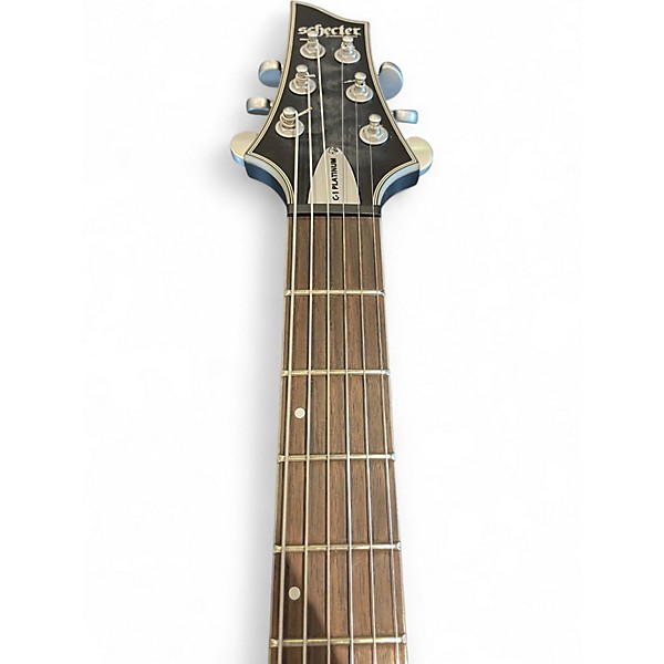 Used Schecter Guitar Research C1 Platinum Trans Gray Solid Body Electric Guitar