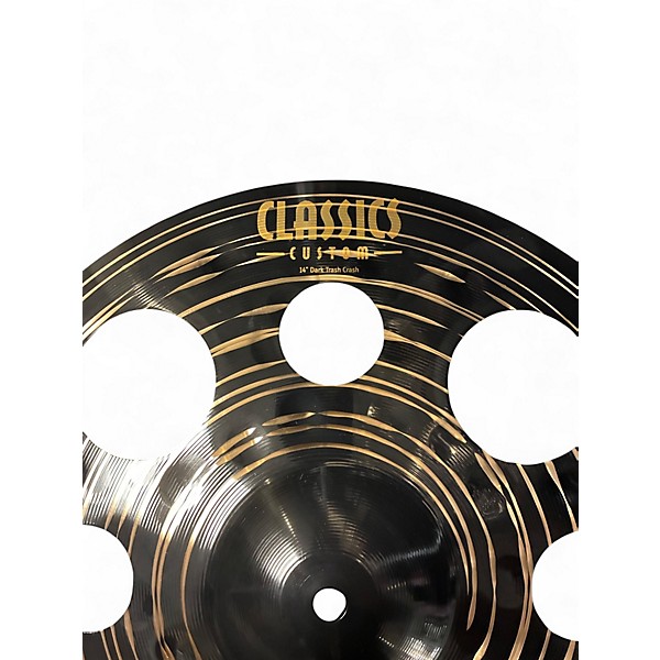 Used MEINL 14in Dark Trash Crash Cymbal