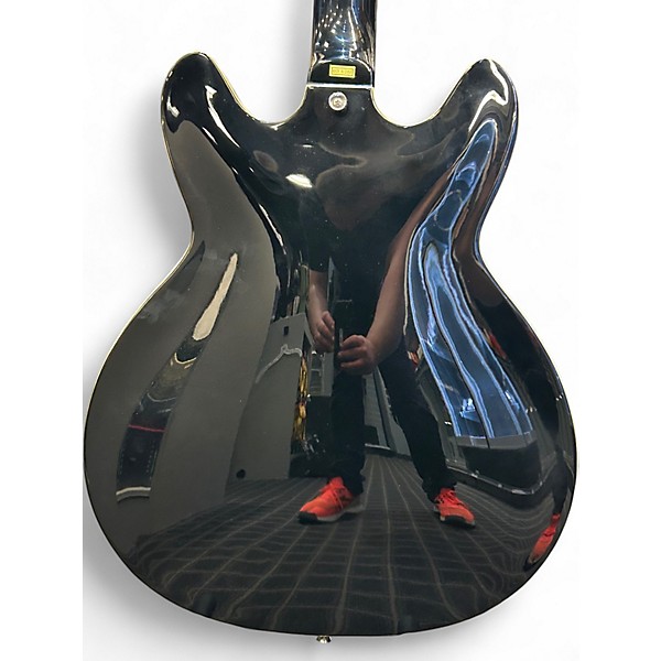 Used Hagstrom VIKING Black Hollow Body Electric Guitar