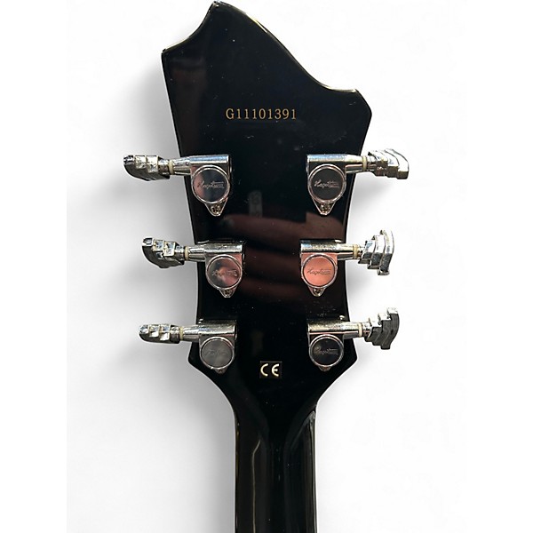 Used Hagstrom VIKING Black Hollow Body Electric Guitar