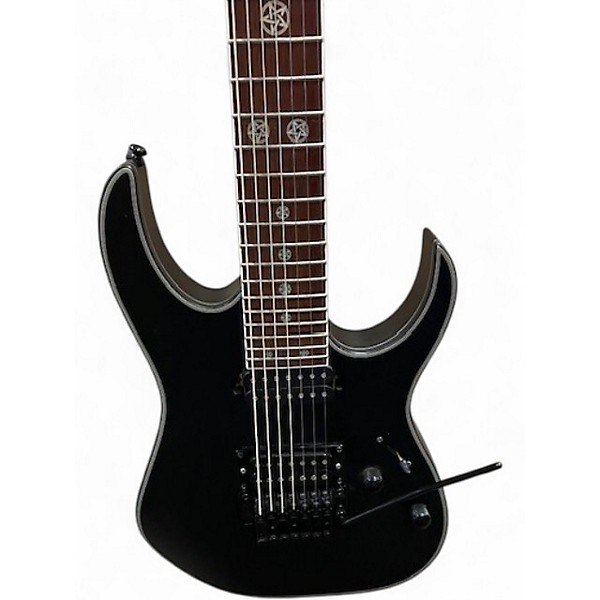 Used Ibanez RG7420EX Matte Black Solid Body Electric Guitar