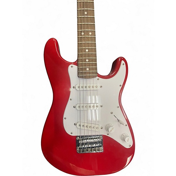 Used Squier Mini Affinity Stratocaster Candy Apple Red Electric Guitar