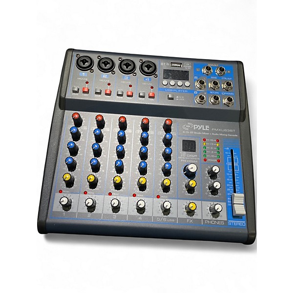 Used Pyle PMXU63BT Unpowered Mixer