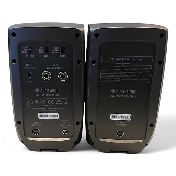 Used ADAM Audio D3V Powered Monitor