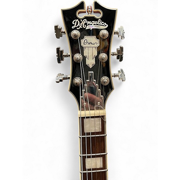 Used D'Angelico Premier Mini DC XT Dark Iced Tea Burst Hollow Body Electric Guitar