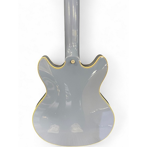 Used D'Angelico EXCEL MINI DC TOUR Daphne Blue Hollow Body Electric Guitar