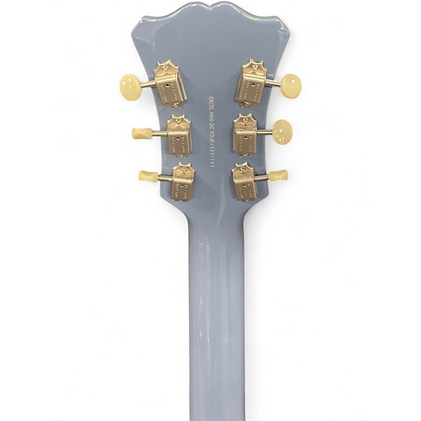 Used D'Angelico EXCEL MINI DC TOUR Daphne Blue Hollow Body Electric Guitar