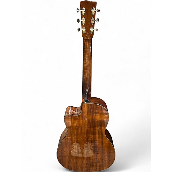 Used Recording King RP2-729-C Tonewood Reserve Koa 00 Cutaway Natural Acoustic Guitar