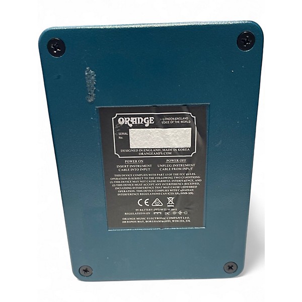 Used Orange Amplifiers Getaway Effect Pedal