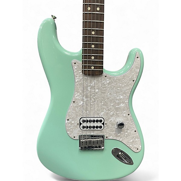 Used Fender Tom Delonge Signature Stratocaster Surf Green Solid Body Electric Guitar