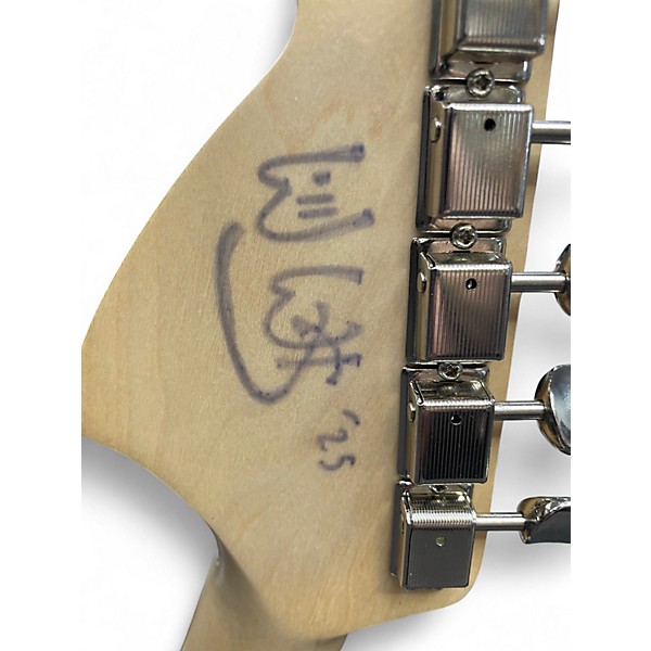 Used Fender Tom Delonge Signature Stratocaster Surf Green Solid Body Electric Guitar