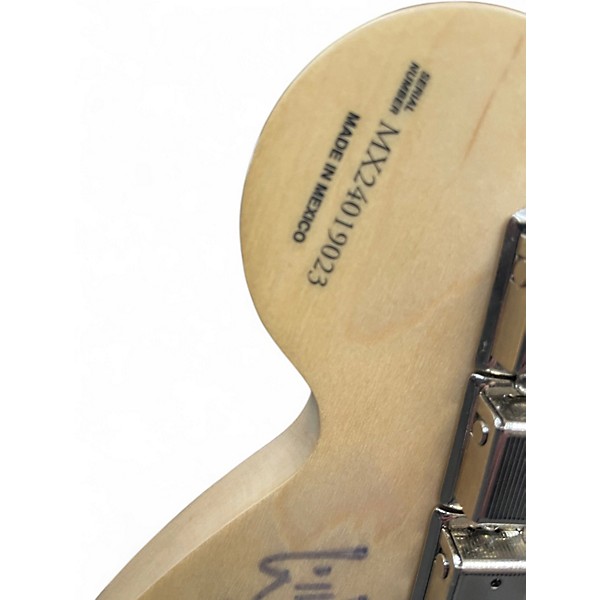 Used Fender Tom Delonge Signature Stratocaster Surf Green Solid Body Electric Guitar