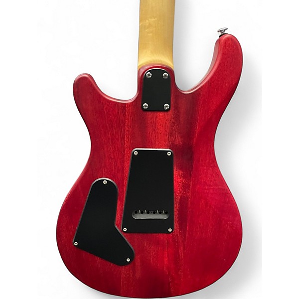 Used PRS CE24 Satin Red Solid Body Electric Guitar