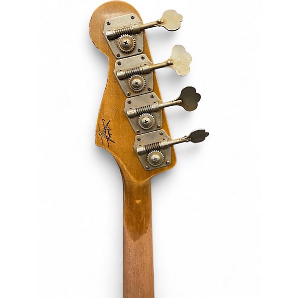 Used 2024 Fender LTD 64 Jazz Bass Relic Custom Shop Surf Green Electric Bass Guitar