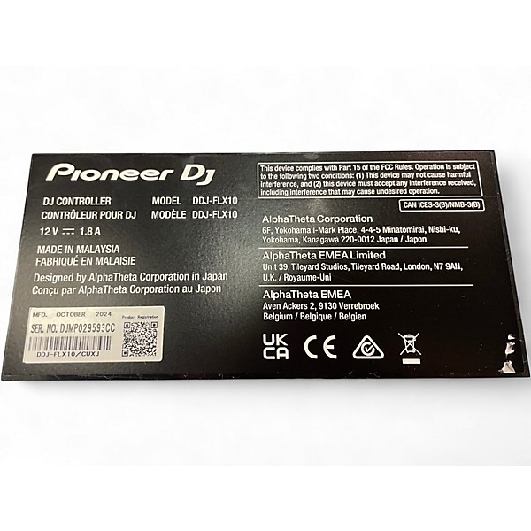 Used Pioneer DJ DDJ-FLX10 DJ Controller