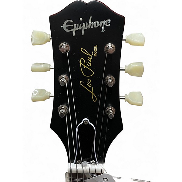 Used Epiphone 1959 Reissue Les Paul Standard Lemonburst Solid Body Electric Guitar