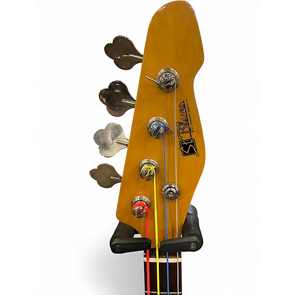 Used St. Blues PJ STYLE BASS BLACK Electric Bass Guitar