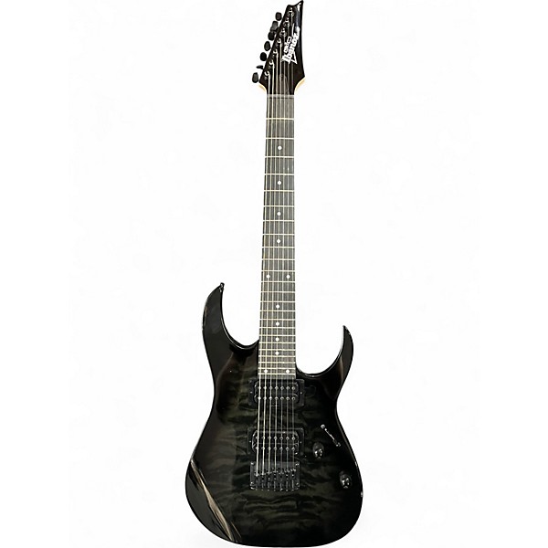 Used Ibanez GIO 7-Sting Black Solid Body Electric Guitar