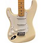 Used Fender 1968 Reissue Left Handed Stratocaster Made In Japan Olympic White Solid Body Electric Guitar