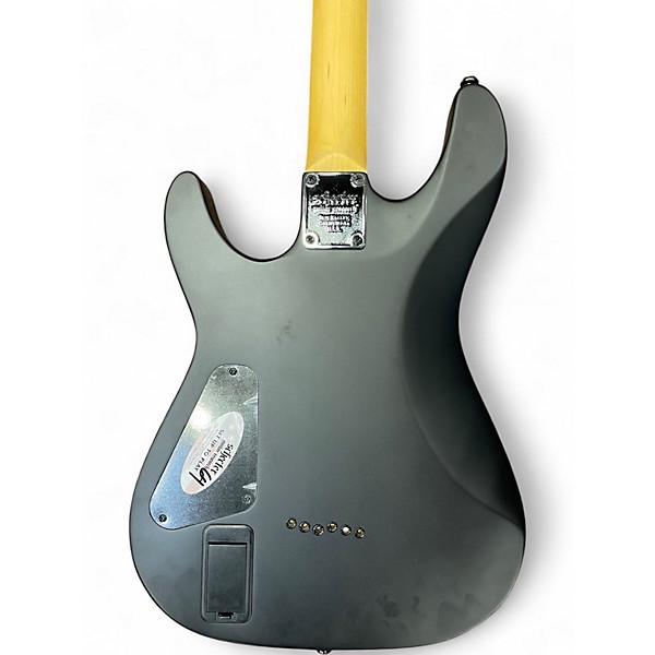 Used Schecter Guitar Research Demon 6 Satin Aged Black Solid Body Electric Guitar