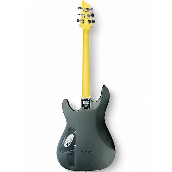 Used Schecter Guitar Research Demon 6 Satin Aged Black Solid Body Electric Guitar