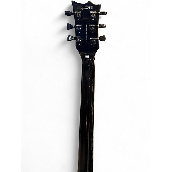 Used Ltd EC1000 EVERTUNE SEE THRU BLACK Solid Body Electric Guitar