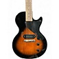 Used 2024 Epiphone Les Paul Junior 2 Tone Sunburst Solid Body Electric Guitar