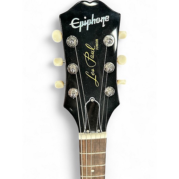 Used 2024 Epiphone Les Paul Junior 2 Tone Sunburst Solid Body Electric Guitar