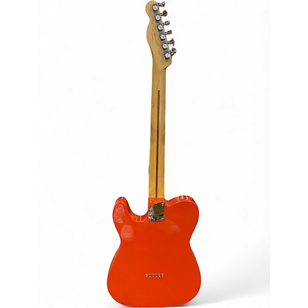 Used 2017 Fender Deluxe Nashville Telecaster Fiesta Red Solid Body Electric Guitar